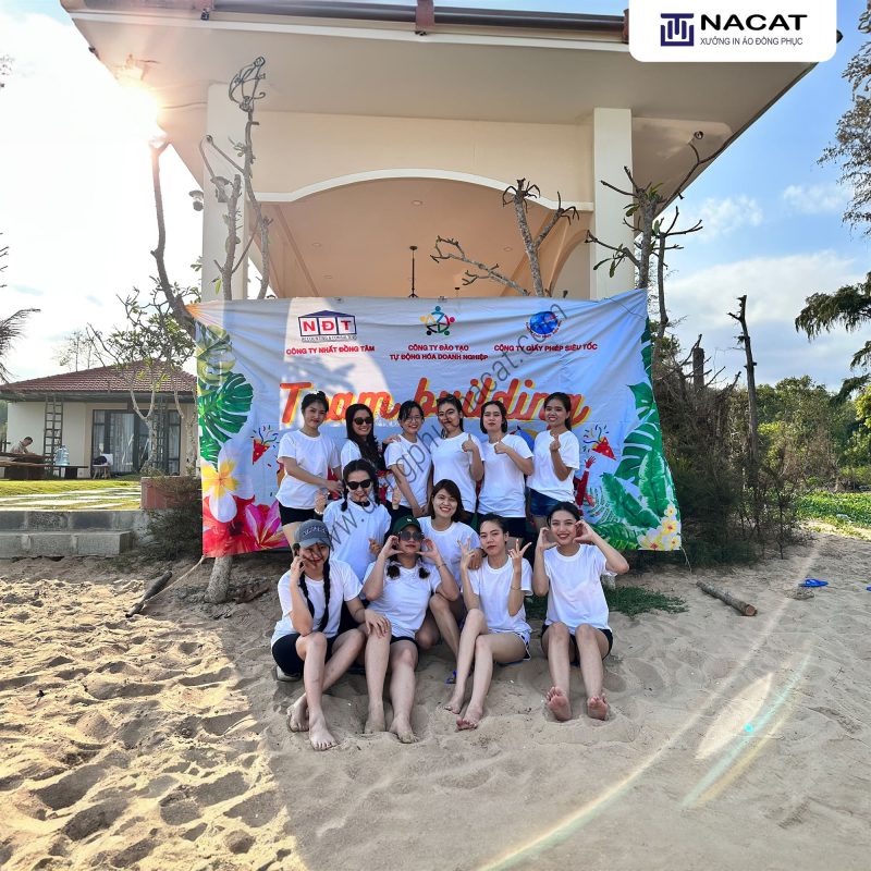 Áo thun team building Đồng Phục Nacat