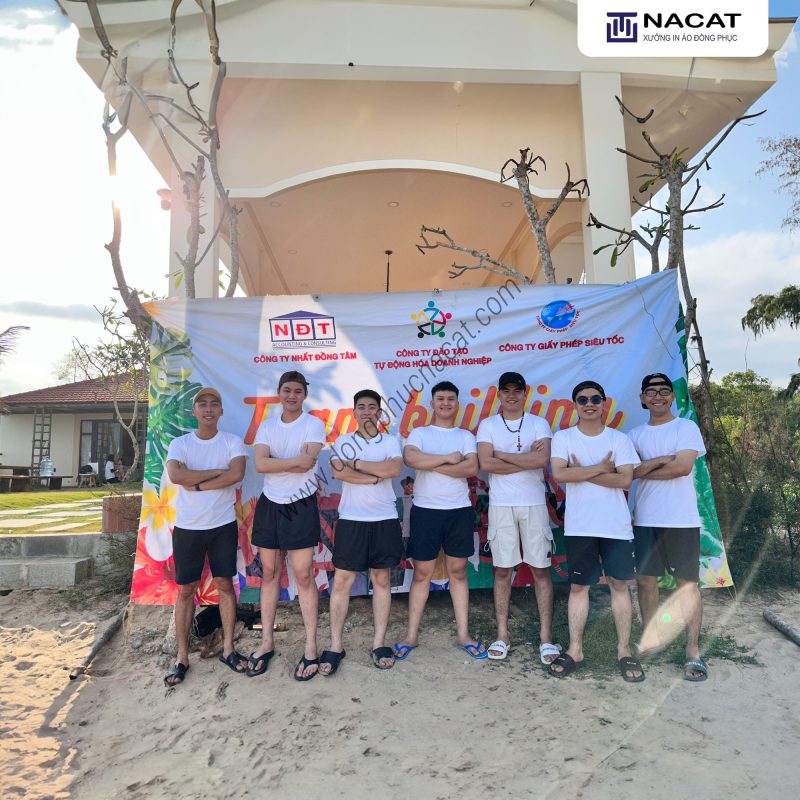 Áo thun team building Đồng Phục Nacat