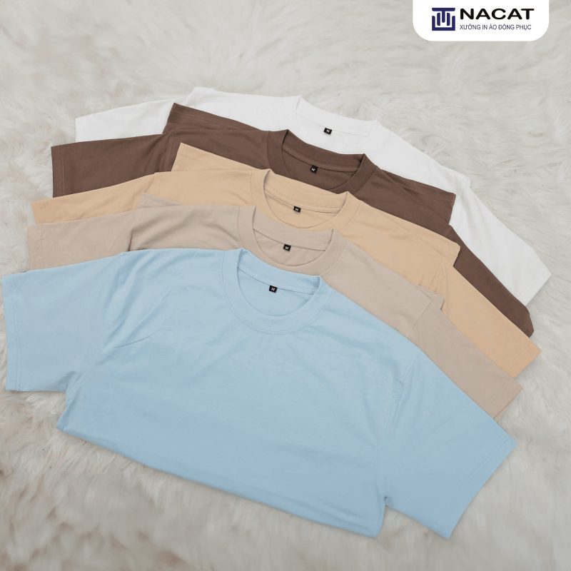 Dịch vụ in áo thun unisex chuyên nghiệp tại Biên Hòa áo thun unisex Nacat (1)