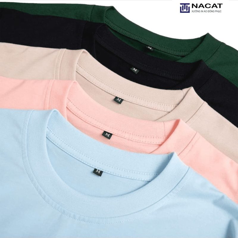 Dịch vụ in áo thun unisex chuyên nghiệp tại Biên Hòa áo thun unisex Nacat (1)