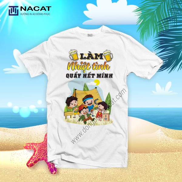 Áo thun team building Đồng Phục Nacat