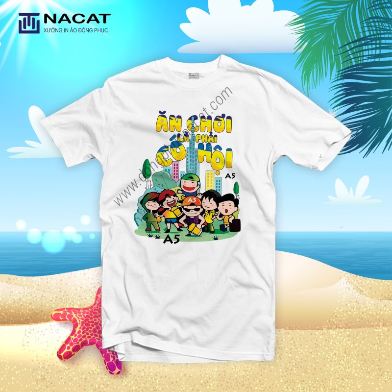 100+ Mẫu Áo Thun Team Building Đẹp - Giá Rẻ Áo thun team building Đồng Phục Nacat