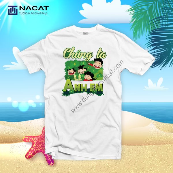 Áo thun team building Đồng Phục Nacat