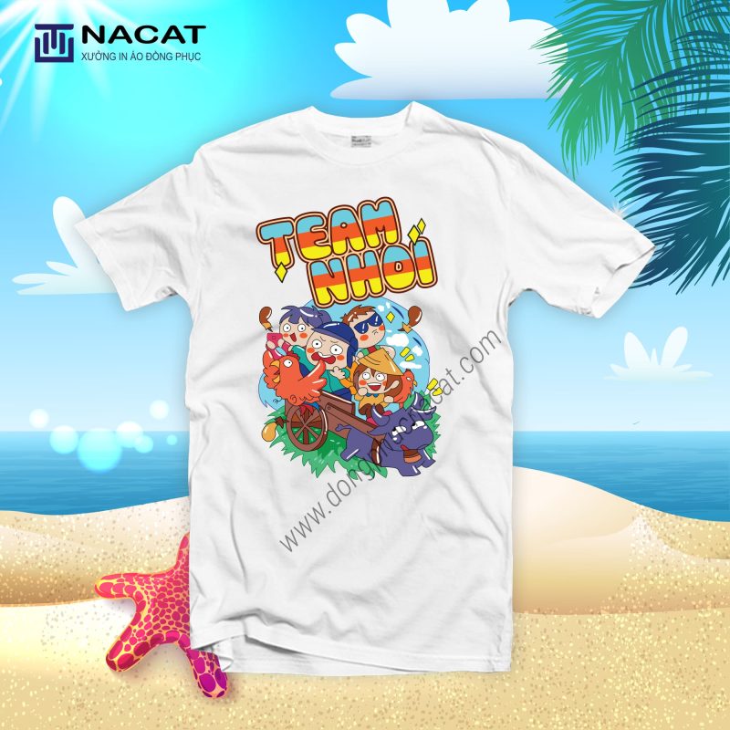 Xưởng May Đồng Phục Uy Tín Tại Biên Hòa / Đồng Nai Áo thun team building Đồng Phục Nacat