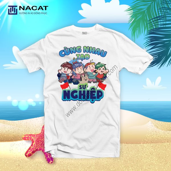 Áo thun team building Đồng Phục Nacat