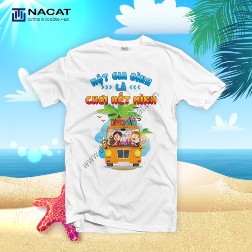 Áo thun team building Đồng Phục Nacat
