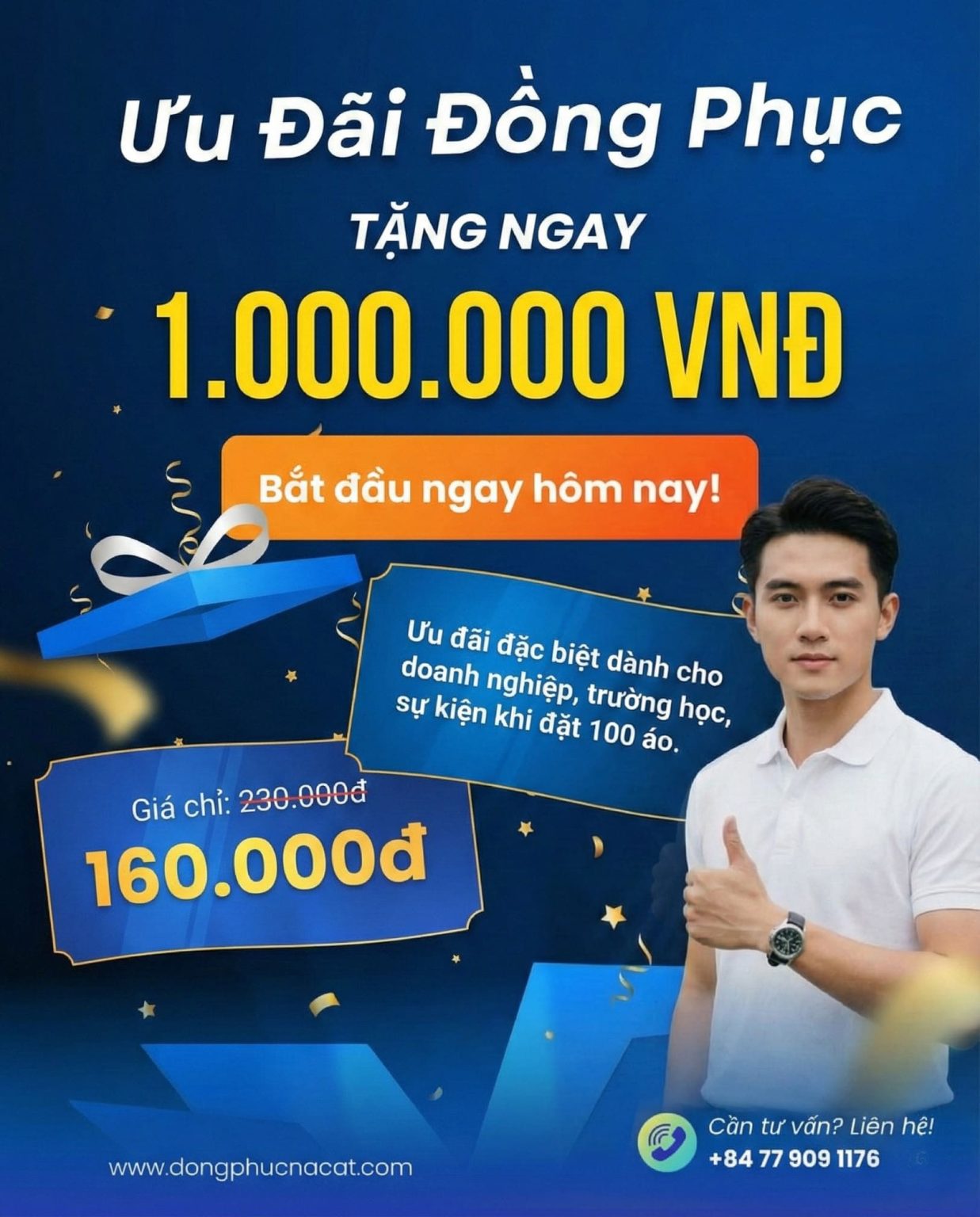 CTA dong phuc nacat khuyen mai