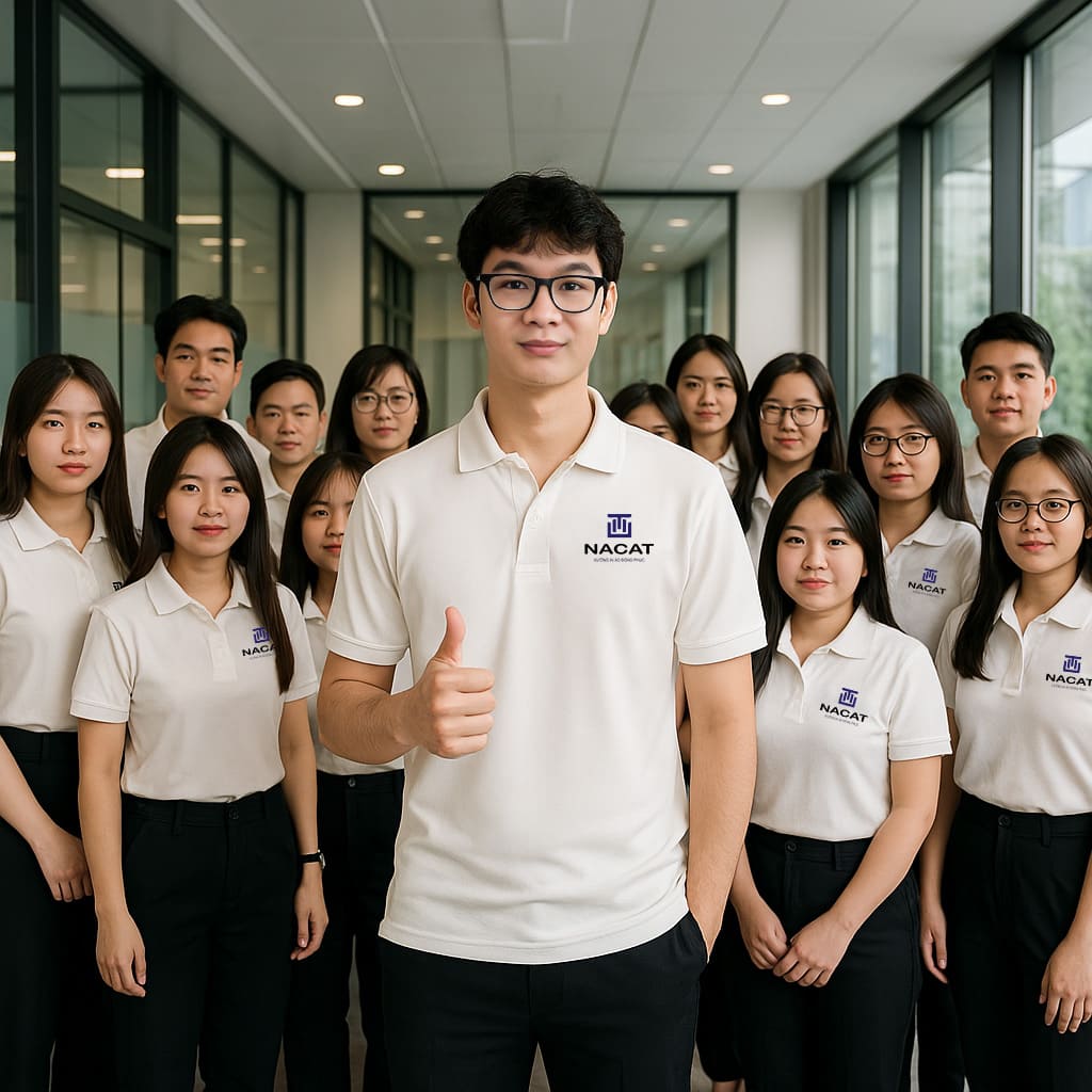 Quy mô nhân sự Đồng Phục Nacat