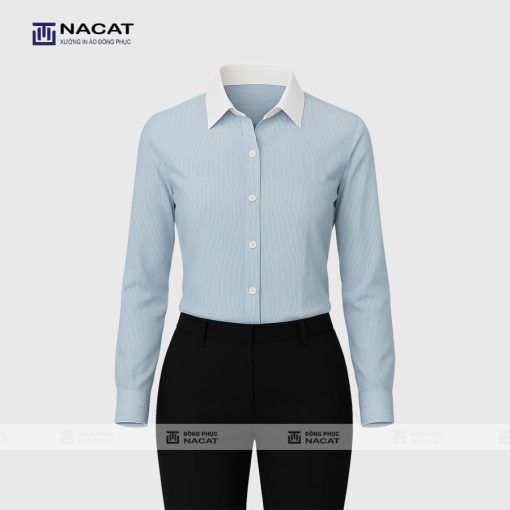 Áo sơ mi -ES003 - Đồng Phục Nacat