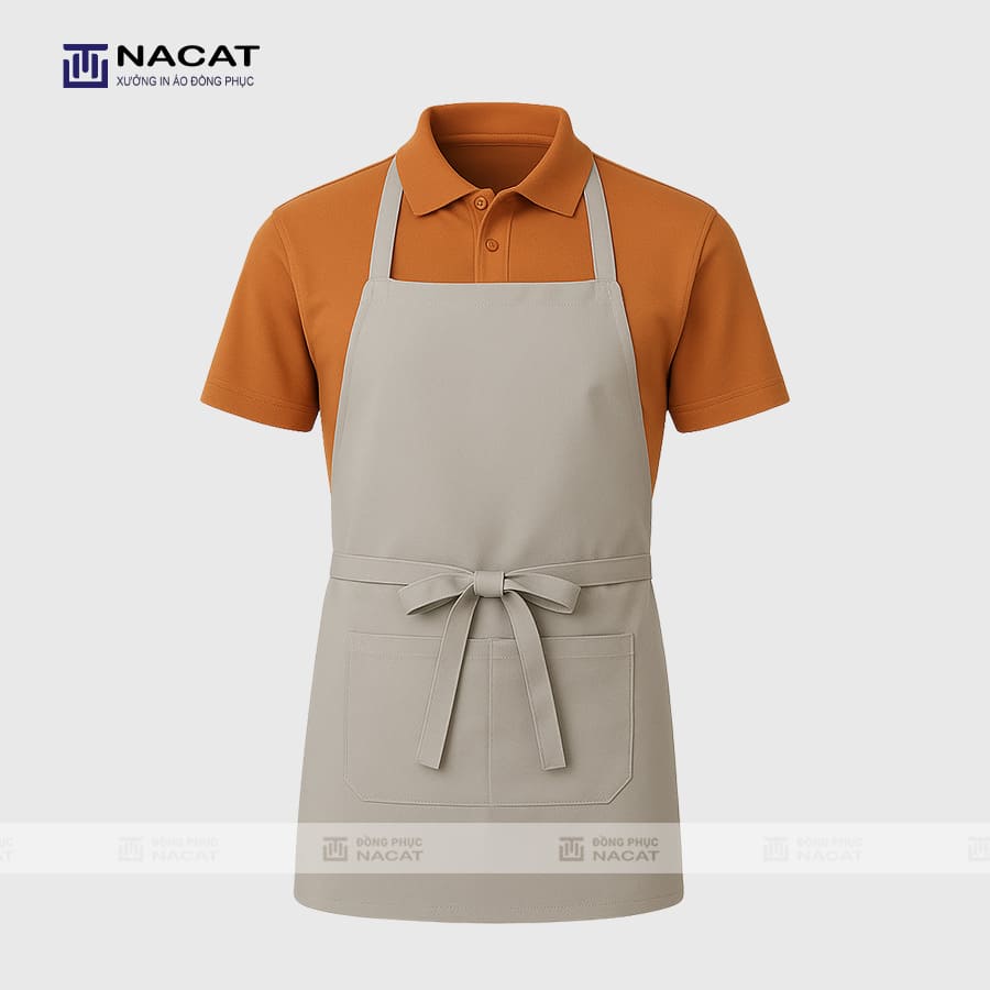 Tạp dề đồng phục nhân viên quán cafe Tạp dề TD0046 - Đồng Phục Nacat