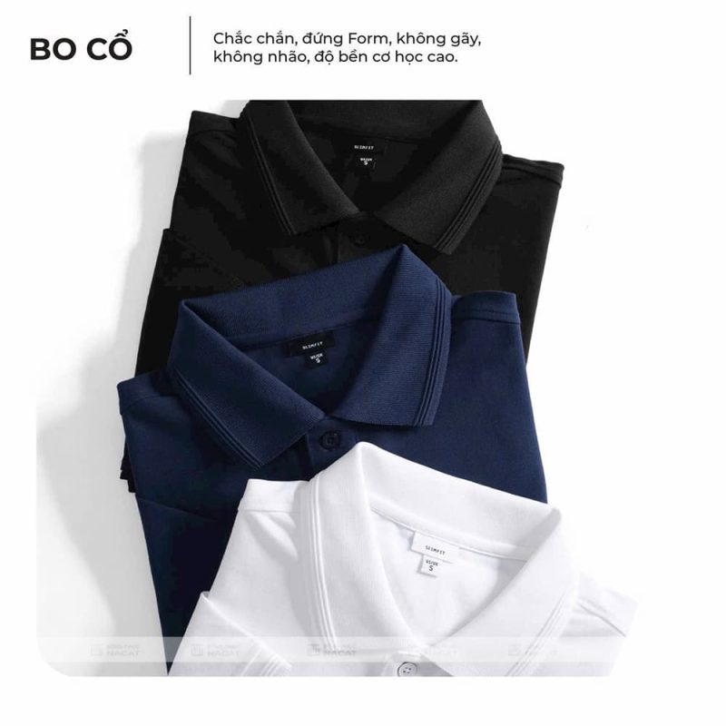 Áo polo đồng phục chất CVC - (2)