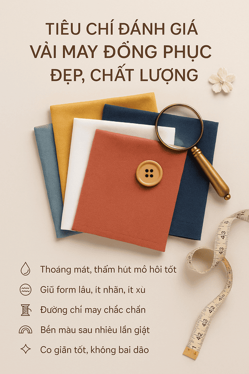 So Sánh Các Loại Vải May Áo Đồng Phục Phổ Biến (1)