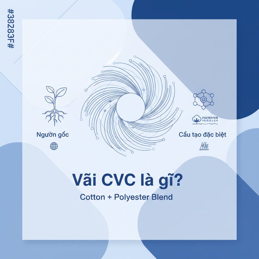 Vải CVC là gì? Ưu nhược điểm khi may áo Vải CVC là gì? Nguồn gốc và cấu tạo đặc biệt